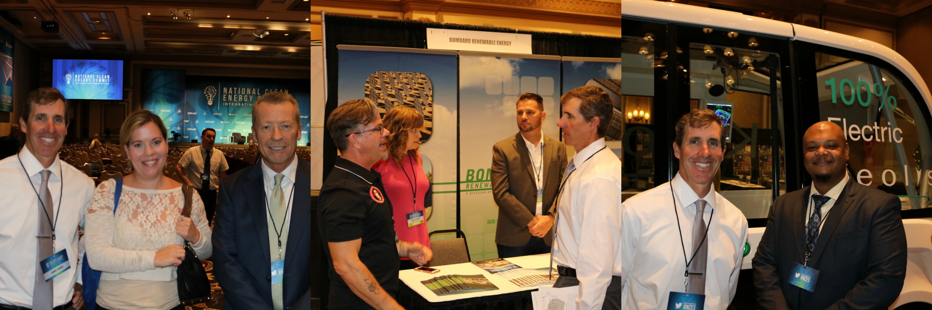 Jared Fisher and attendees at the National Clean Energy Summit in Las Vegas