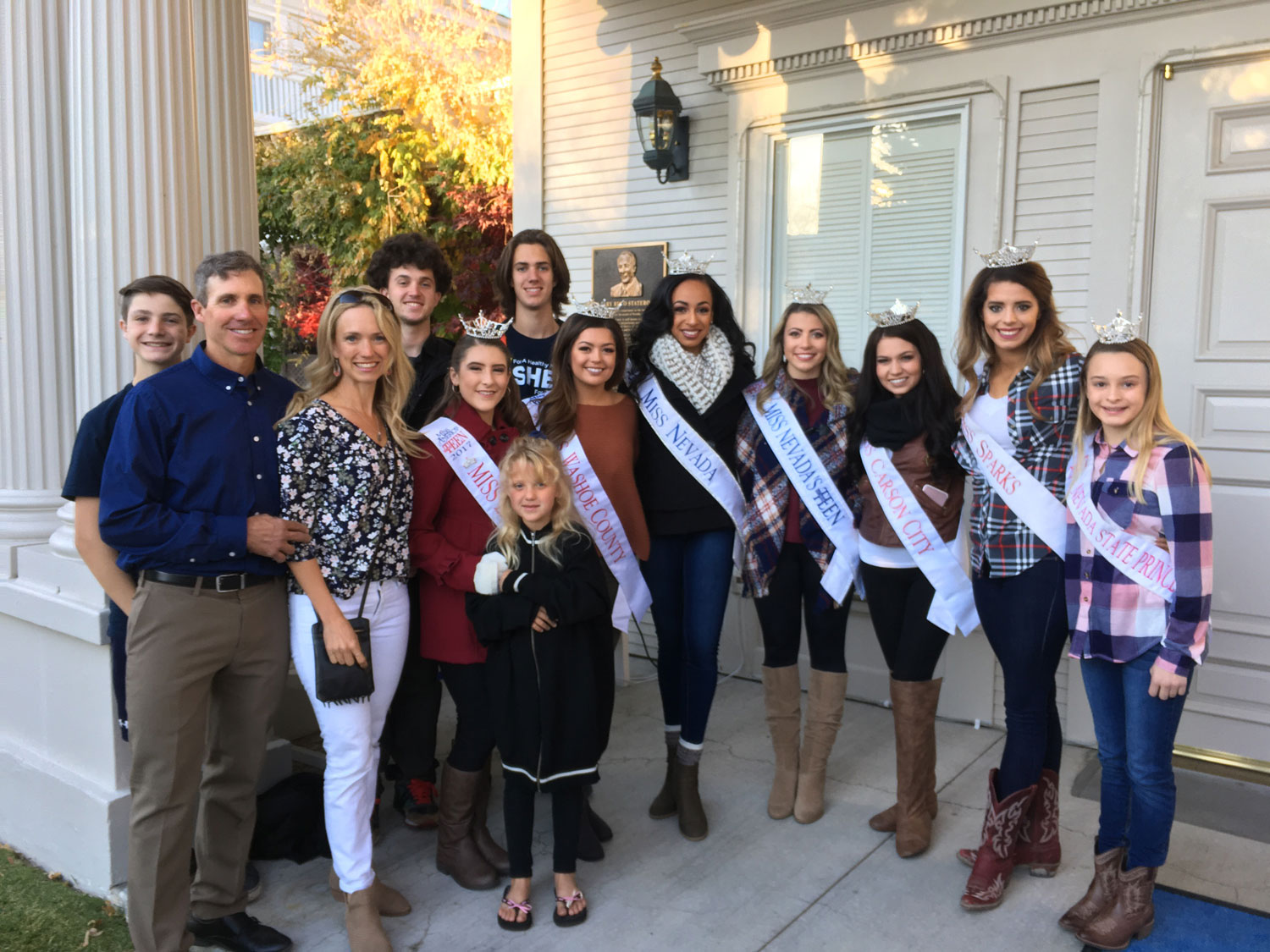 Pageant winners in Caron City