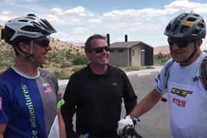 Candidate for Governor of Nevada Bicycles Across State on 13-Day Listening Tour