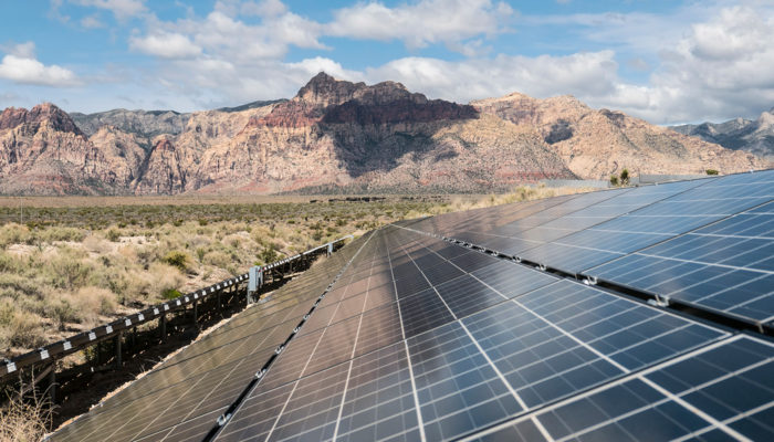 Solar Panels at Red Rock