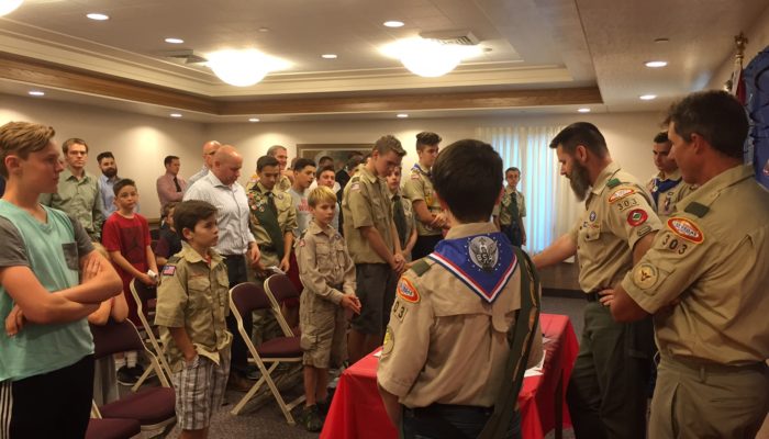 Boy Scout Meeting Nevada